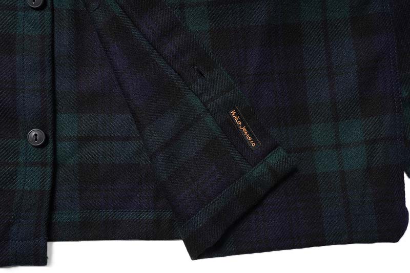 Nudie Jeans ̡ǥ󥺡Ĺµ  "STEN" BLACKWATCH WOOL 52161-3007