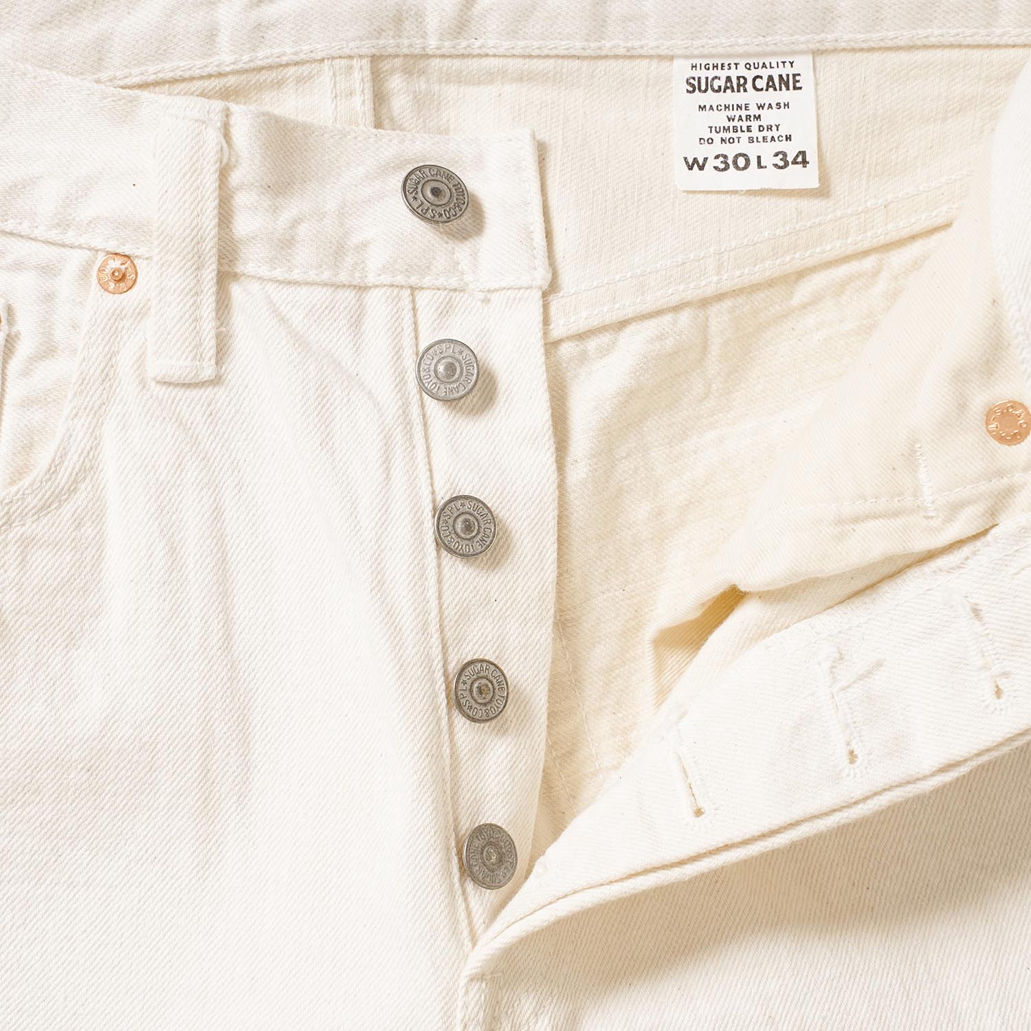 SUGAR CANE ���奬�������� �ѥ�� "13oz. WHITE DENIM ��1947 MODEL�� (REGULAR STRAIGHT)"  SC42560