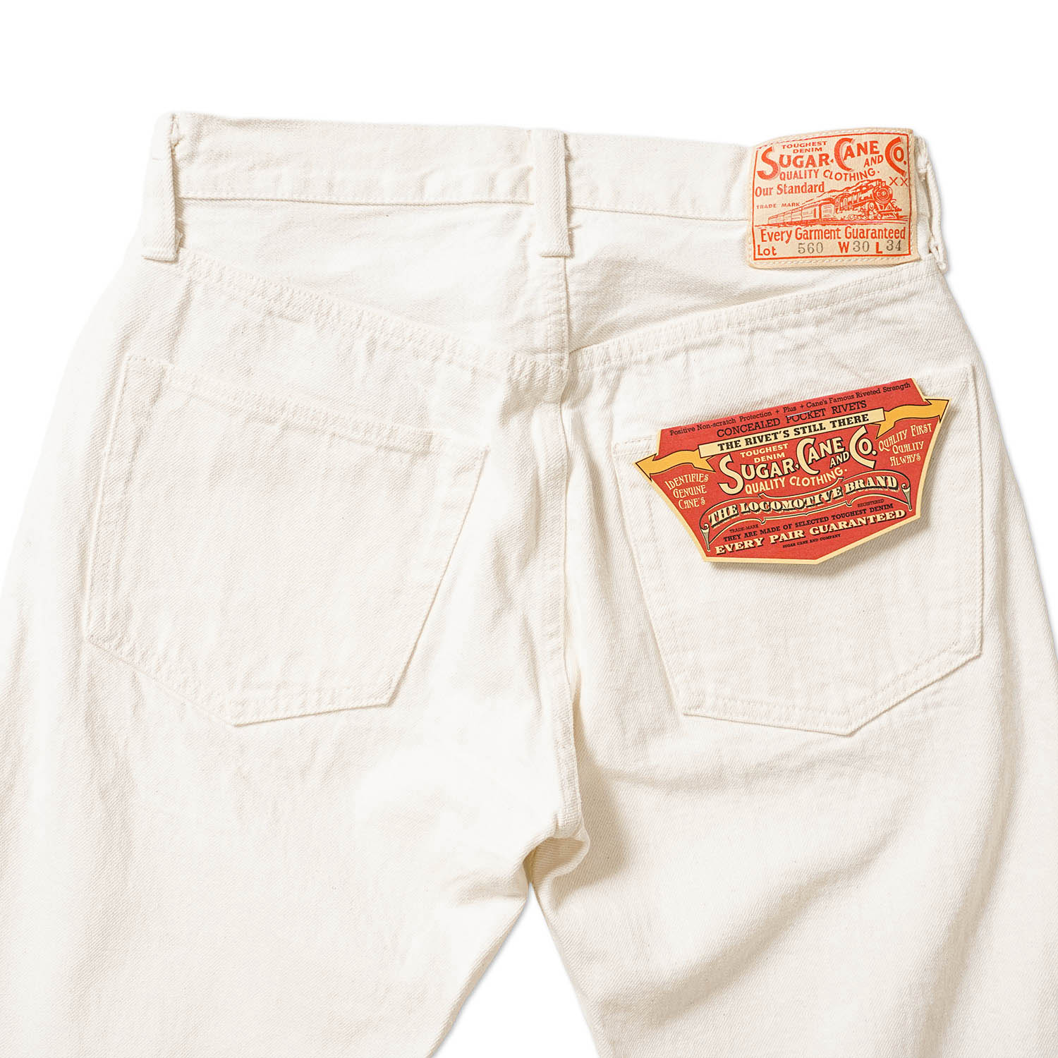 SUGAR CANE ���奬�������� �ѥ�� "13oz. WHITE DENIM ��1947 MODEL�� (REGULAR STRAIGHT)"  SC42560