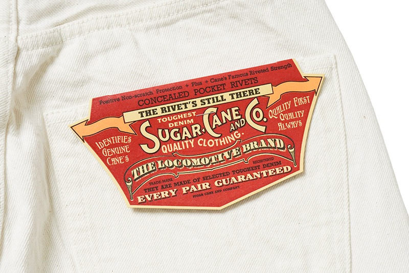 SUGAR CANE 奬 ѥ "13oz. WHITE DENIM 1947 MODEL (REGULAR STRAIGHT)"  SC42560