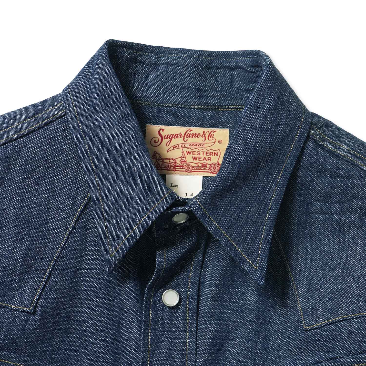 SUGAR CANE ���奬�������� Ĺµ�����  "BLUE DENIM WESTERN SHIRT"  SC28190