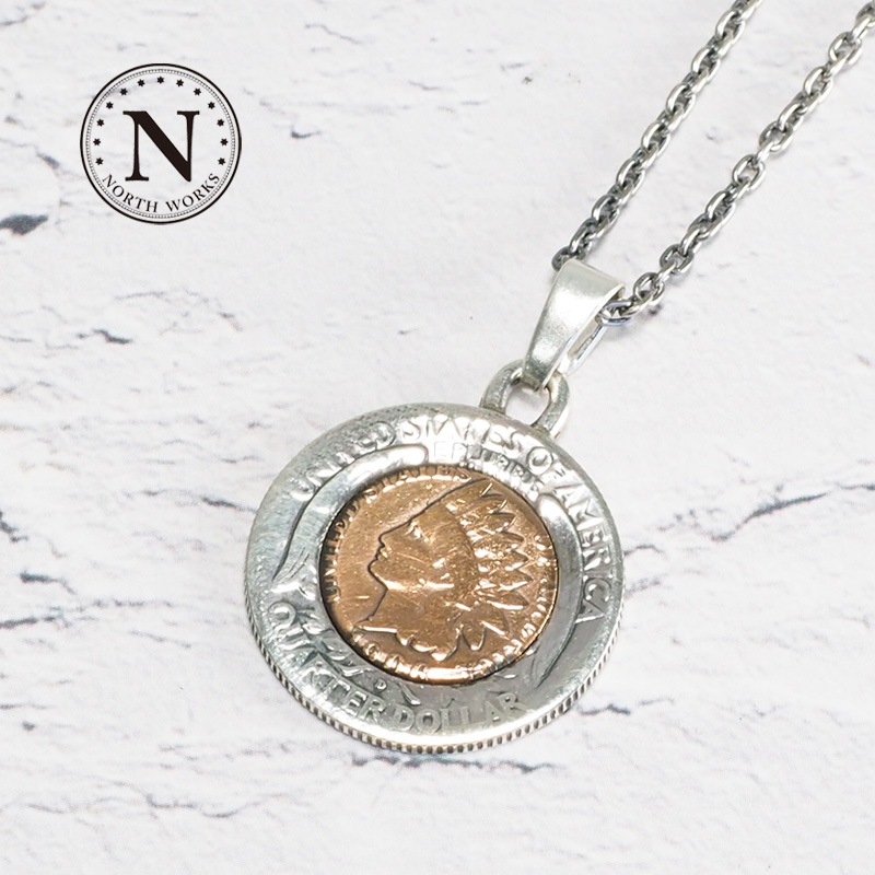 NORTH WORKS　ネックレス NORTH WORKS（ノースワークス） ネックレス コインスマイル コイン