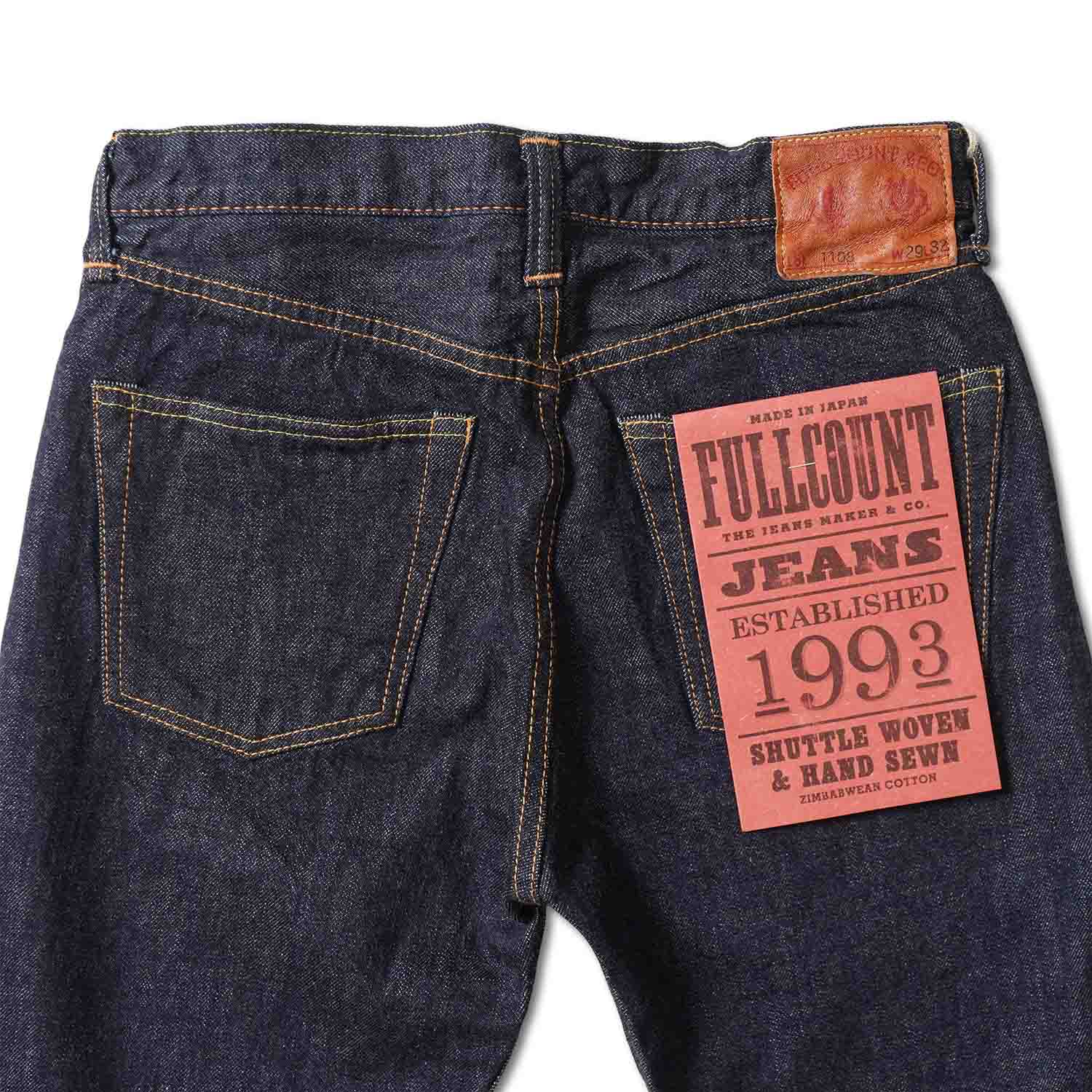 FULLCOUNT �ե륫����� �ѥ�� ��Slim Straight Denim�� ONE WASH 1108W