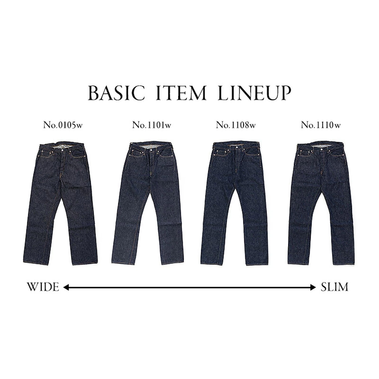 FULLCOUNT �ե륫����� �ѥ�� ��Slim Straight Denim�� ONE WASH 1108W