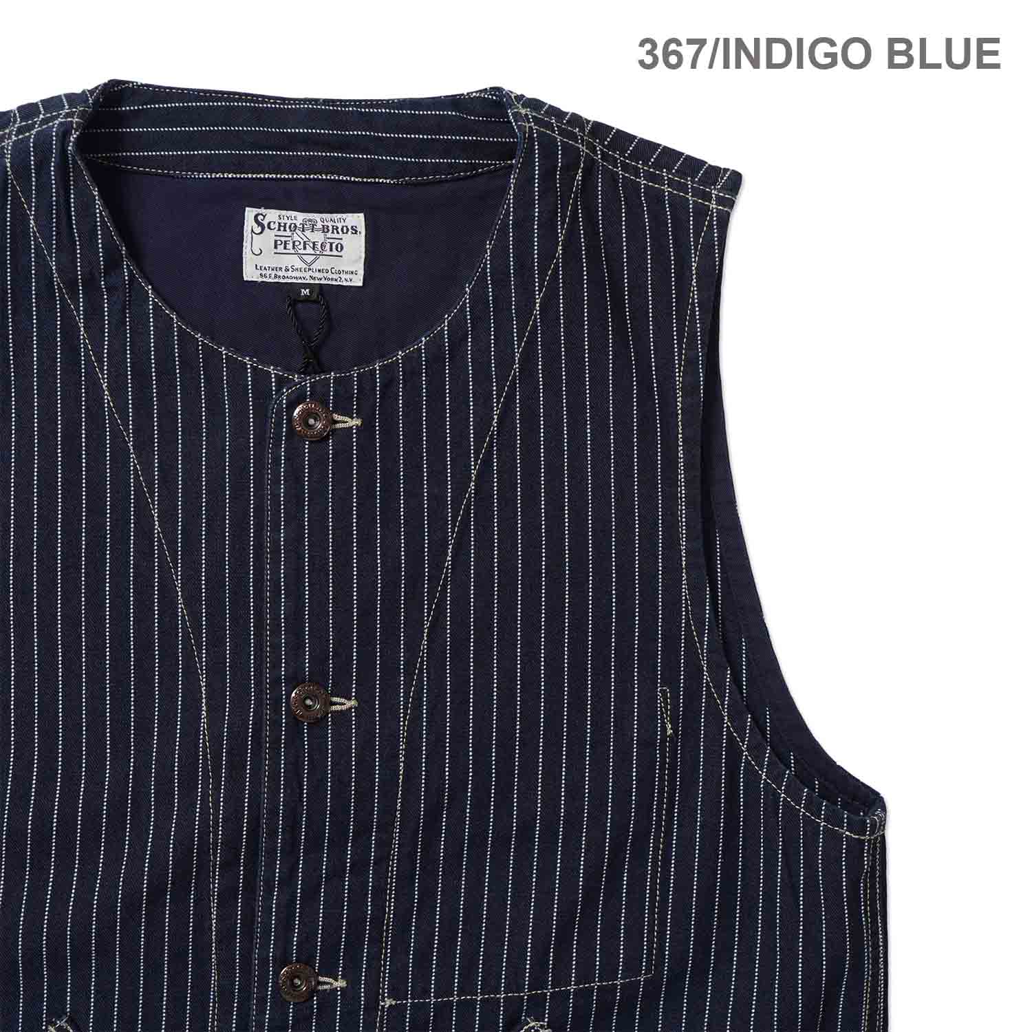 Schott ����å� �٥��� ��OLD HICKORY DENIM VEST�� 3122067(782-5957001)