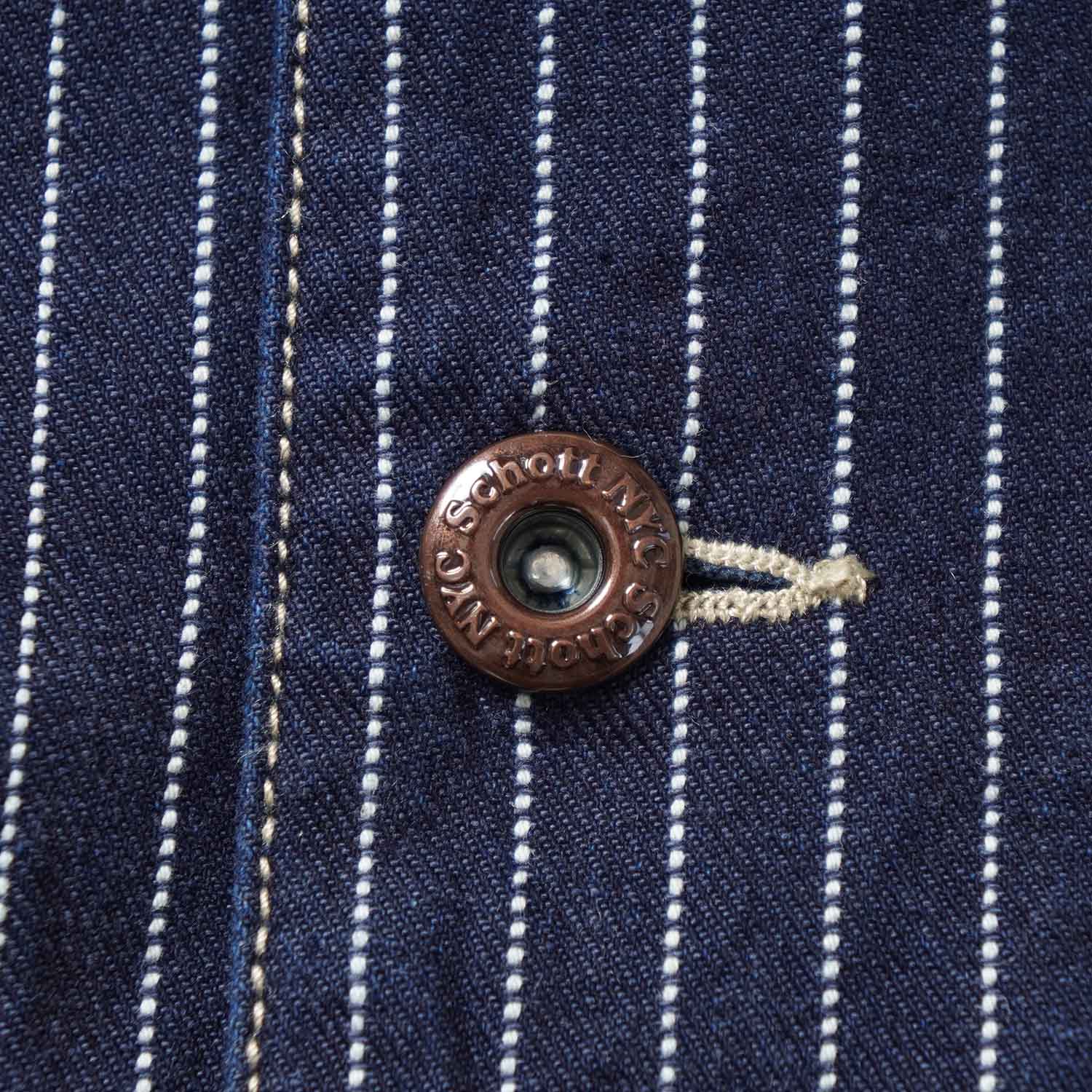 Schott ����å� �٥��� ��OLD HICKORY DENIM VEST�� 3122067(782-5957001)