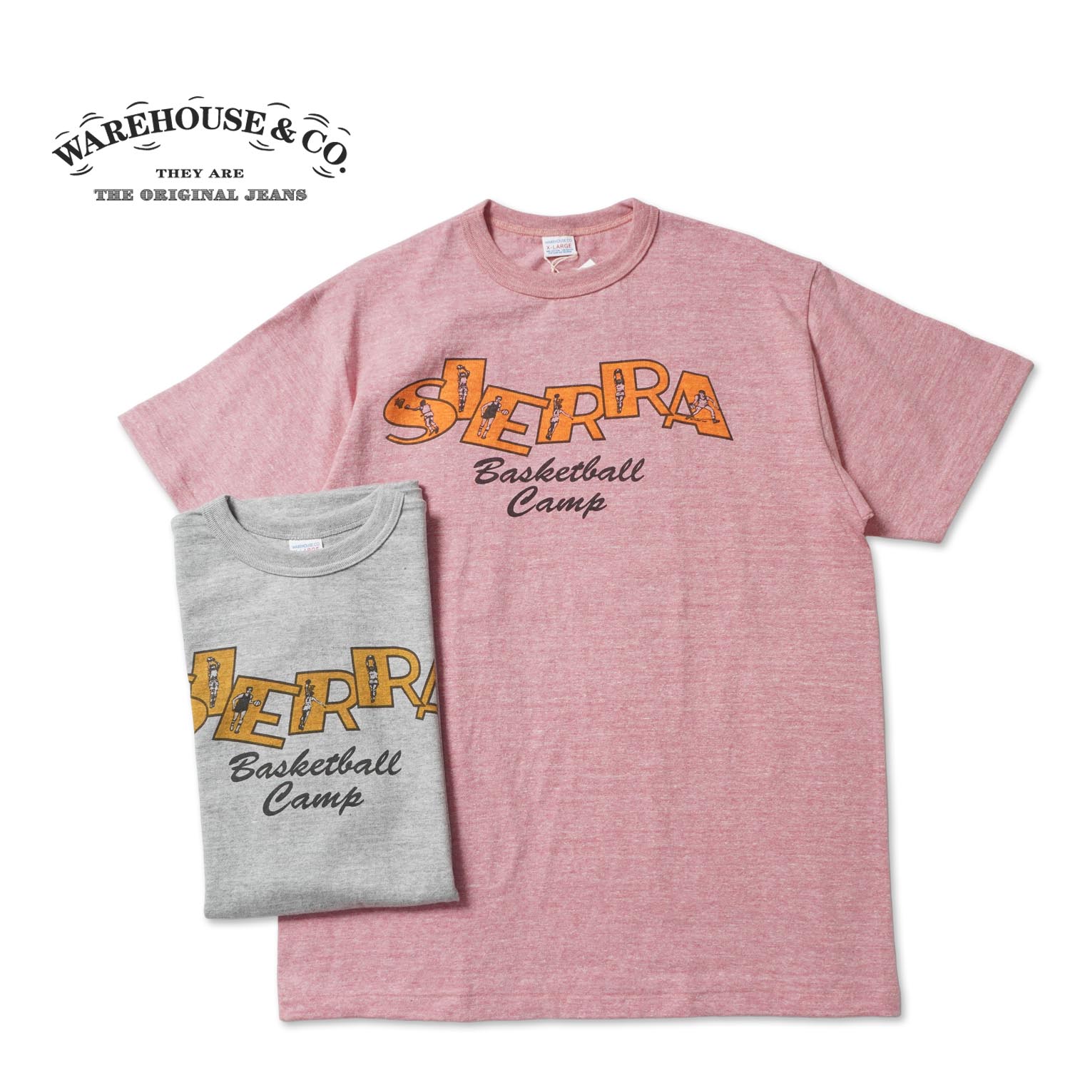 WAREHOUSE �������ϥ��� Ⱦµ T����� Lot 4096 "88/12�ݥ��롼�ͥå�T SIERRA"  4096-SIERRA(25S)