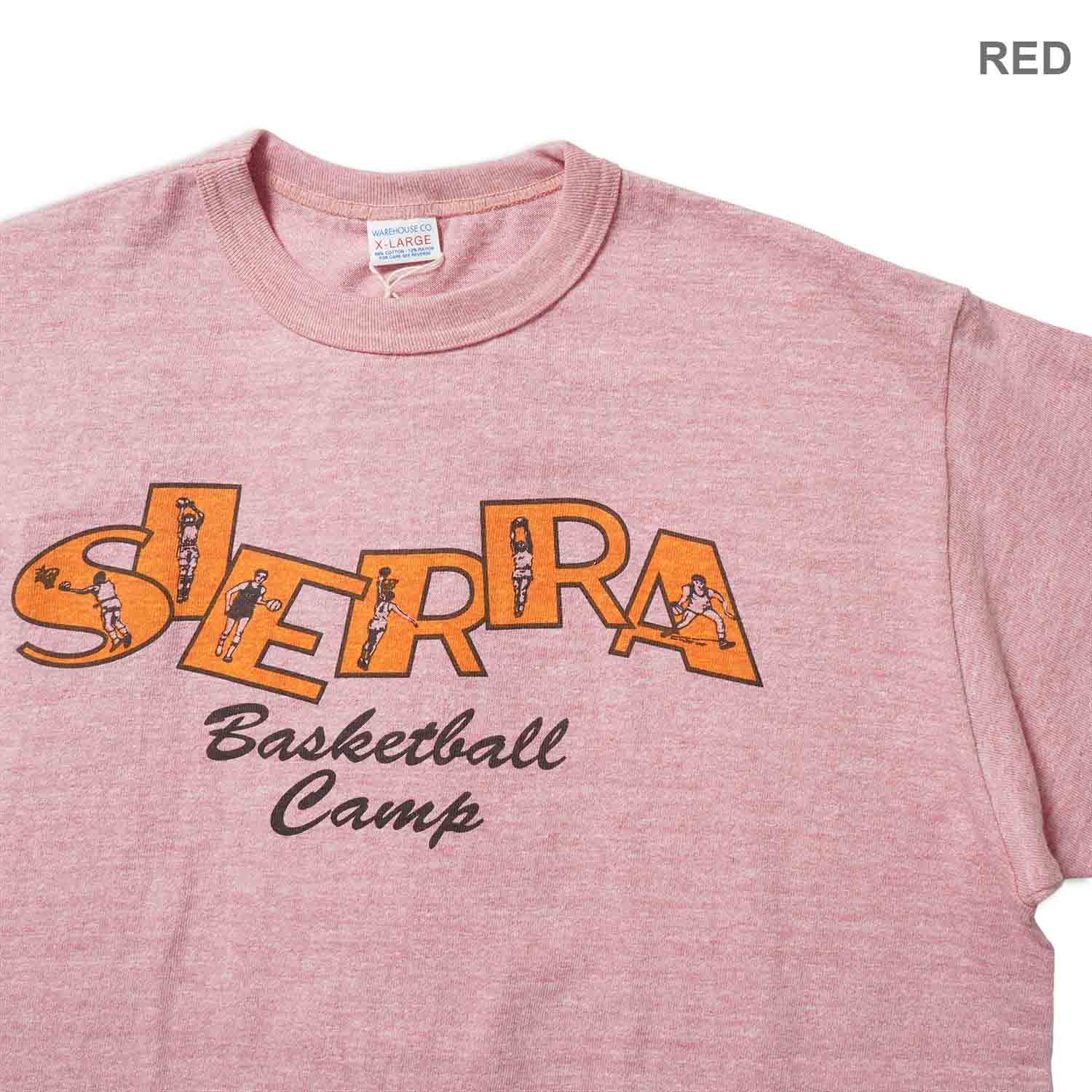 WAREHOUSE �������ϥ��� Ⱦµ T����� Lot 4096 "88/12�ݥ��롼�ͥå�T SIERRA"  4096-SIERRA(25S)