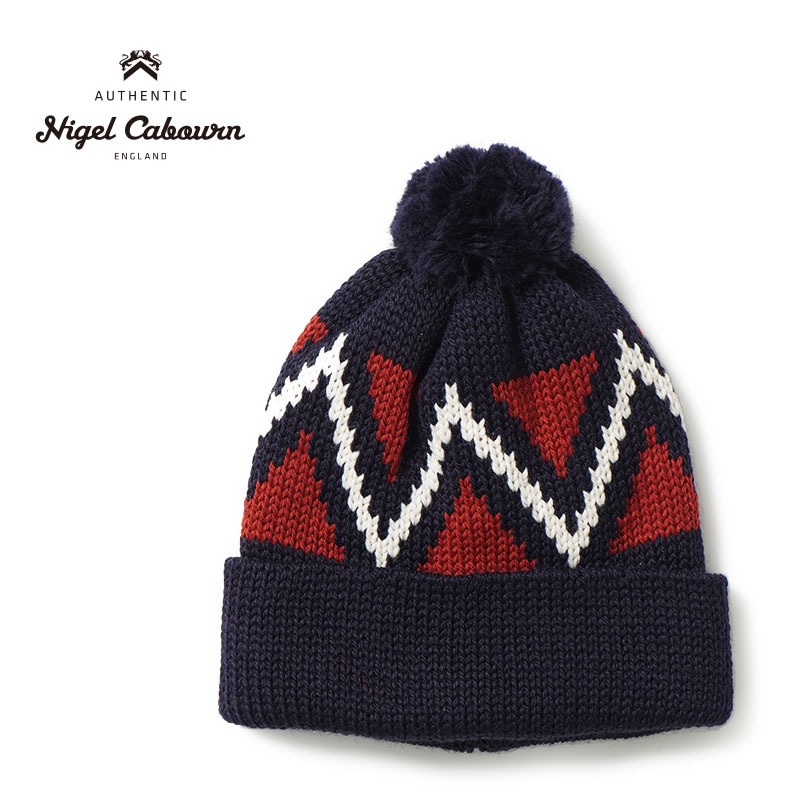 Nigel Cabourn �ʥ������륱���ܥ� ˹�� �˥åȥ���å�  ��CREW BOBBLE HAT��  80511166000