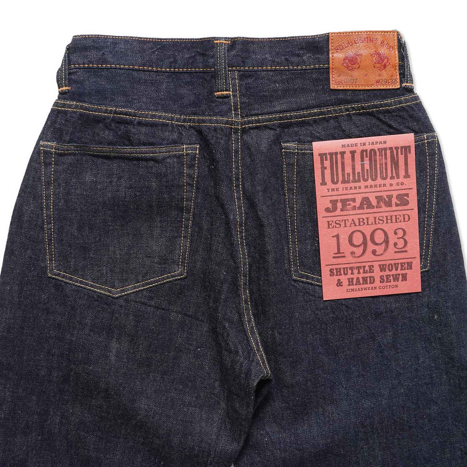 FULLCOUNT �ե륫����� �ѥ�� "Womens Wide Straight Monroe Denim"  0107-21