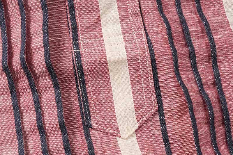 WAREHOUSE �������ϥ��� ĹµT����� Lot.3049 "1900'S COLORED BODIES SHIRTS(STAND COLLAR)" 3049(23AW)