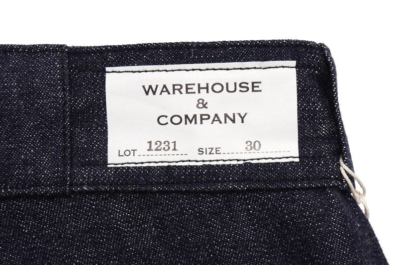 ڥ󥦥åWAREHOUSE ϥ ǥ˥ ѥ Lot.1231 "NEWDEAL PROGRAMS DENIM TROUSERS" 1231(24SS)-OW