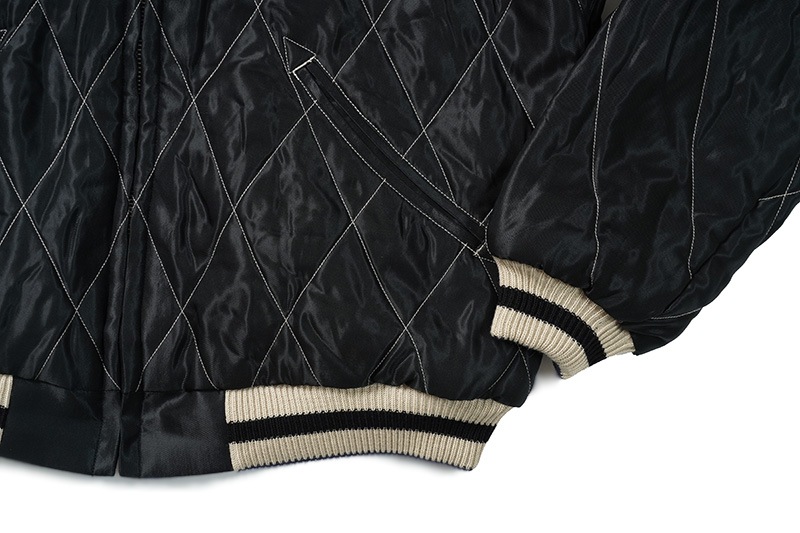 TAILOR TOYO ơ顼ΡMid 1950s Style Acetate Quilted Souvenir JacketRED TIGER  JAPAN MAPɡTT15543-119