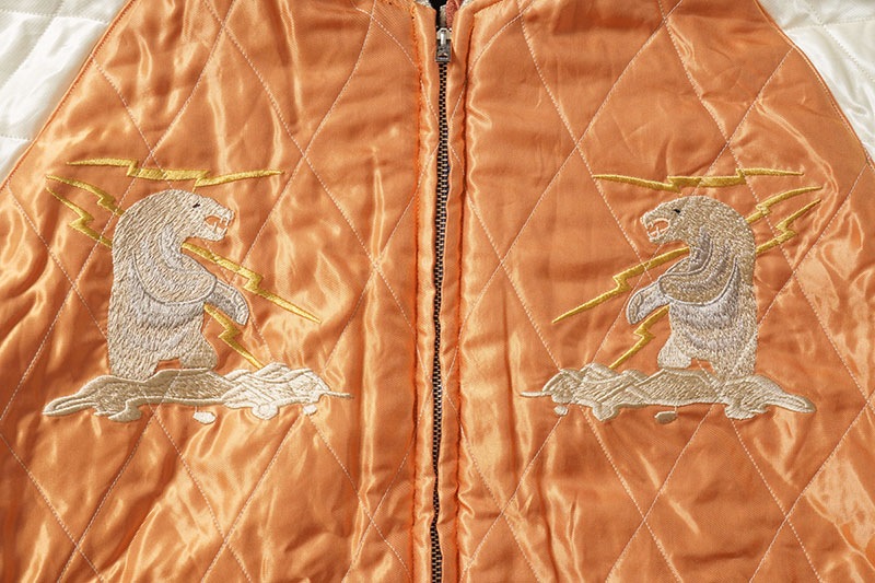 TAILOR TOYO �ơ��顼���Ρ����������Late 1950s Style Velveteen Souvenir Jacket  "POLAR BEAR�� �� ��ALASKA MAP"  TT15792-119