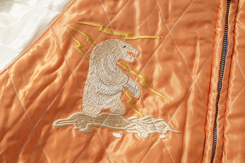 TAILOR TOYO �ơ��顼���Ρ����������Late 1950s Style Velveteen Souvenir Jacket  "POLAR BEAR�� �� ��ALASKA MAP"  TT15792-119