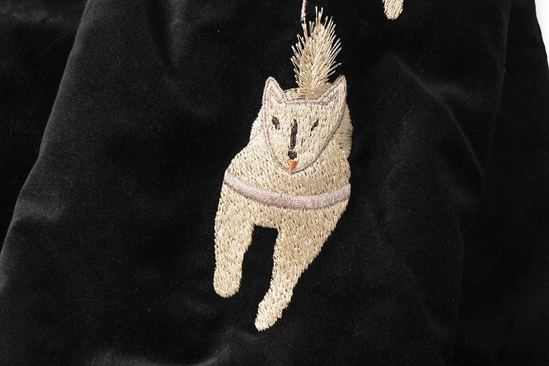 TAILOR TOYO �ơ��顼���Ρ����������Late 1950s Style Velveteen Souvenir Jacket  "POLAR BEAR�� �� ��ALASKA MAP"  TT15792-119