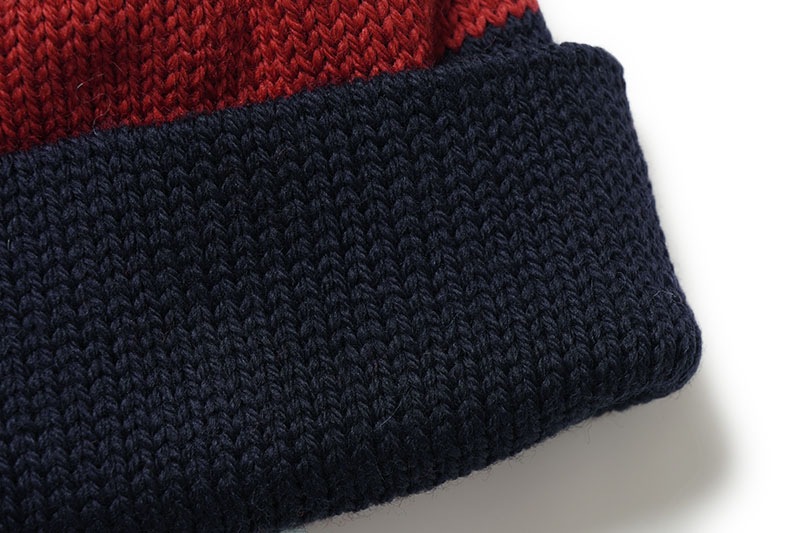 Nigel Cabourn �ʥ������륱���ܥ� ˹�� �˥åȥ���å�  ��STRIPE BOBBLE HAT��  80511166010