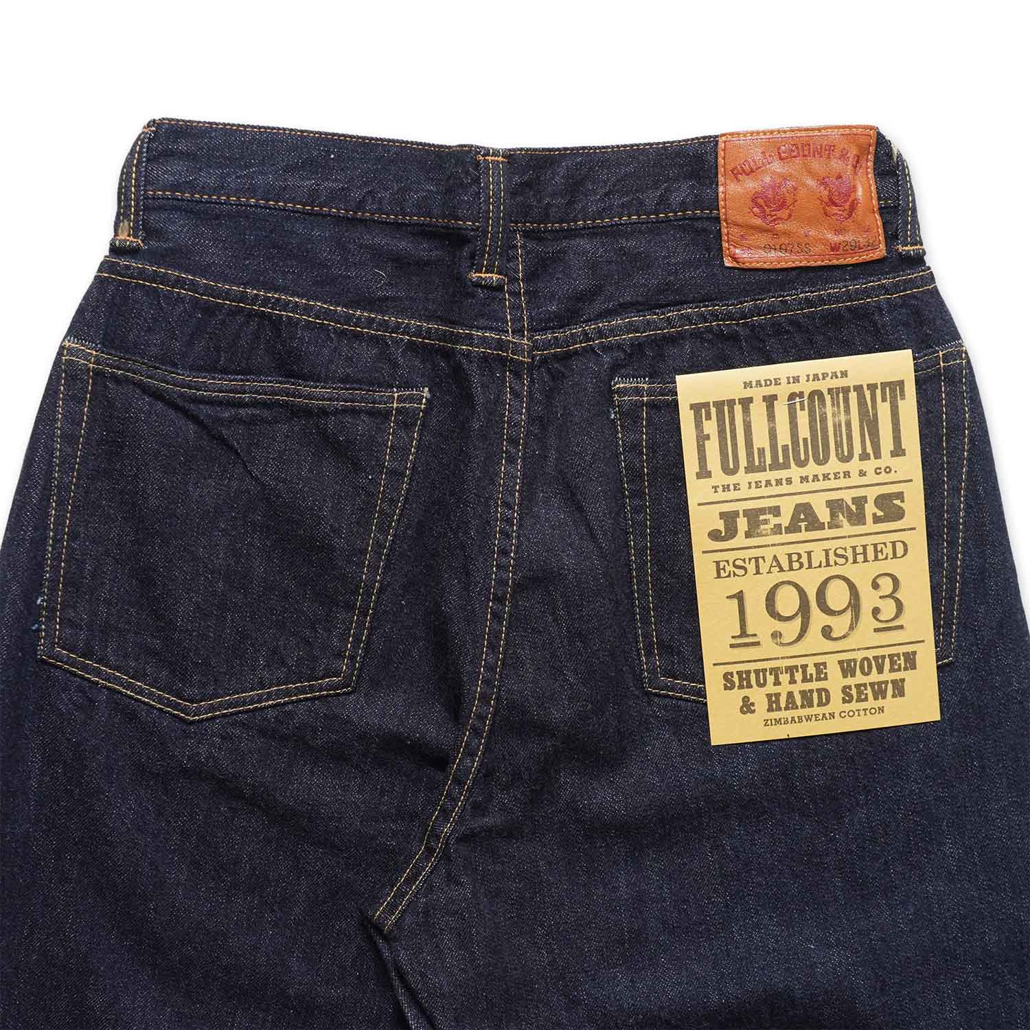 FULLCOUNT �ե륫����� �ѥ�� "Womens Wide Straight ��Monroe�� Denim (Super Smooth)"  0107SS