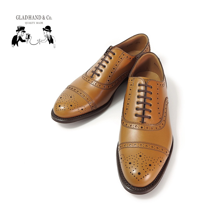 GLAD HAND ����åɥϥ�� ���å����ե����ɥ��塼�� GLAD HAND��REGAL ��SEMI BROGUE OXFORD SHOES�� GLAD-SEMI-BROGUE