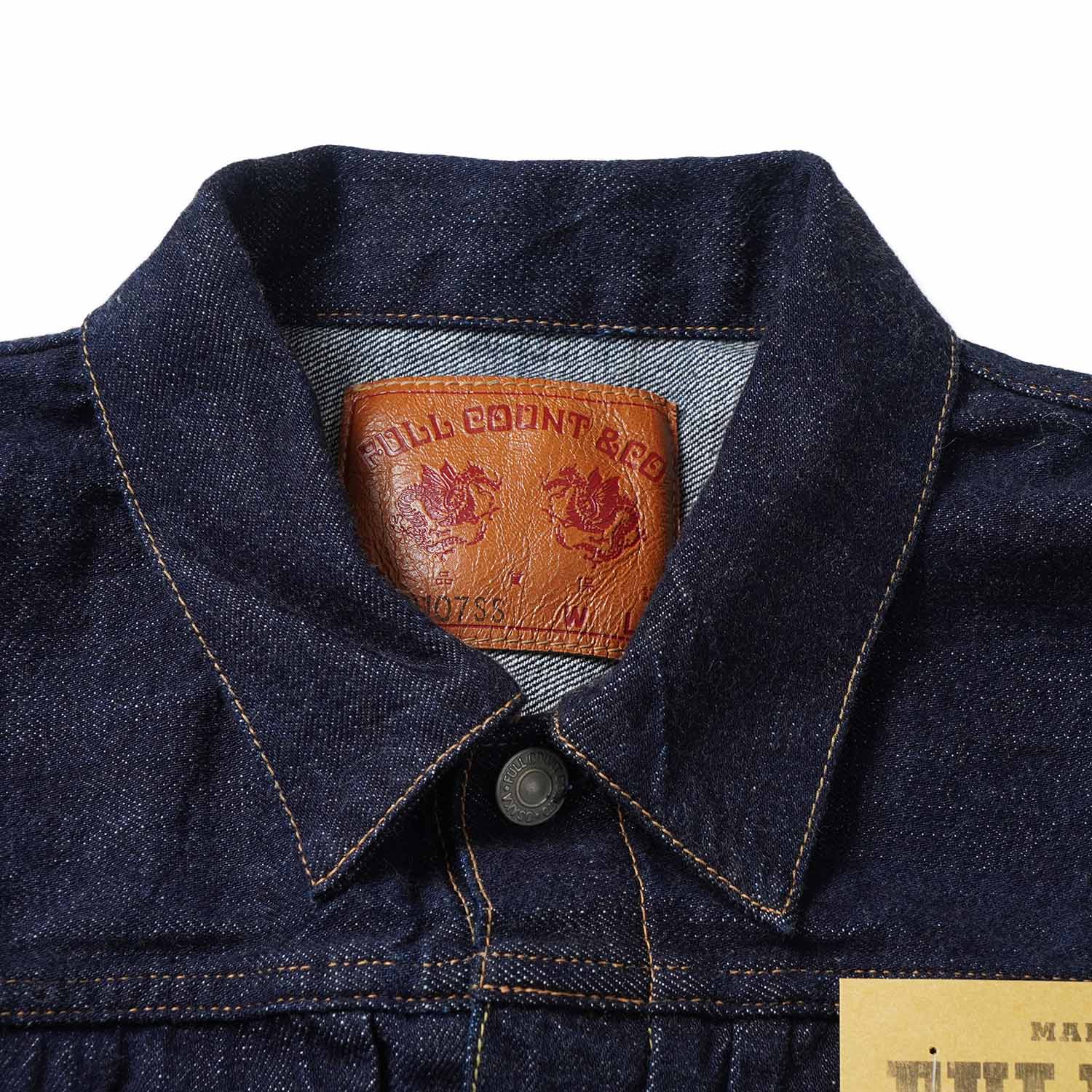 FULLCOUNT �ե륫����ȡ��ǥ˥� ���㥱�åȡ���Type 1 Denim Jacket (Super Smooth)��  ONE WASH  2107SSW