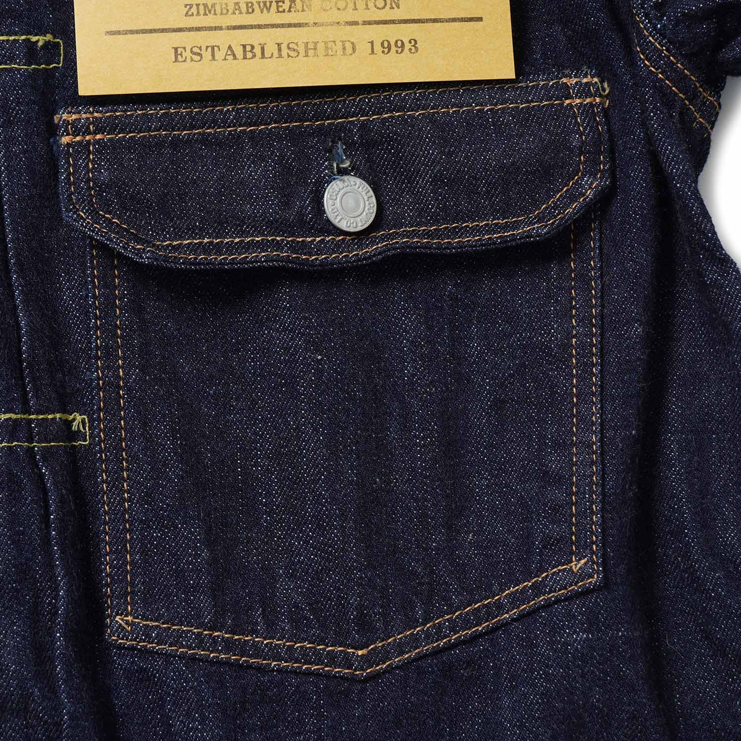 FULLCOUNT �ե륫����ȡ��ǥ˥� ���㥱�åȡ���Type 1 Denim Jacket (Super Smooth)��  ONE WASH  2107SSW