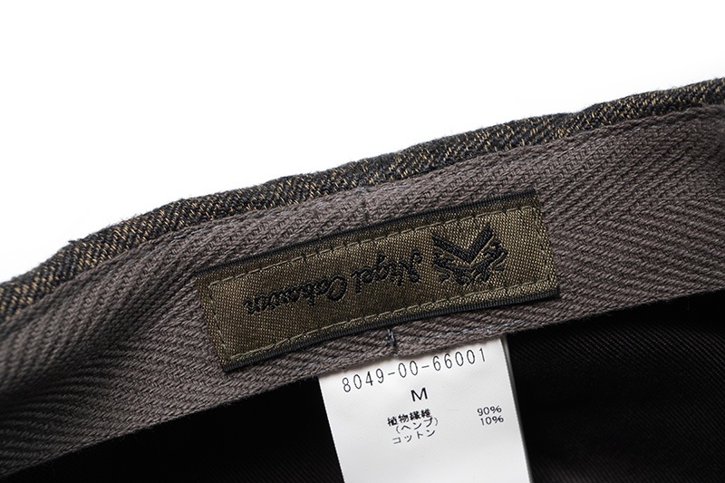 Nigel Cabourn �ʥ������륱���ܥ� ˹�� ���㥹���å�  "CASQUETTE BLACK CHAMBRAY HEMP"  80490066001
