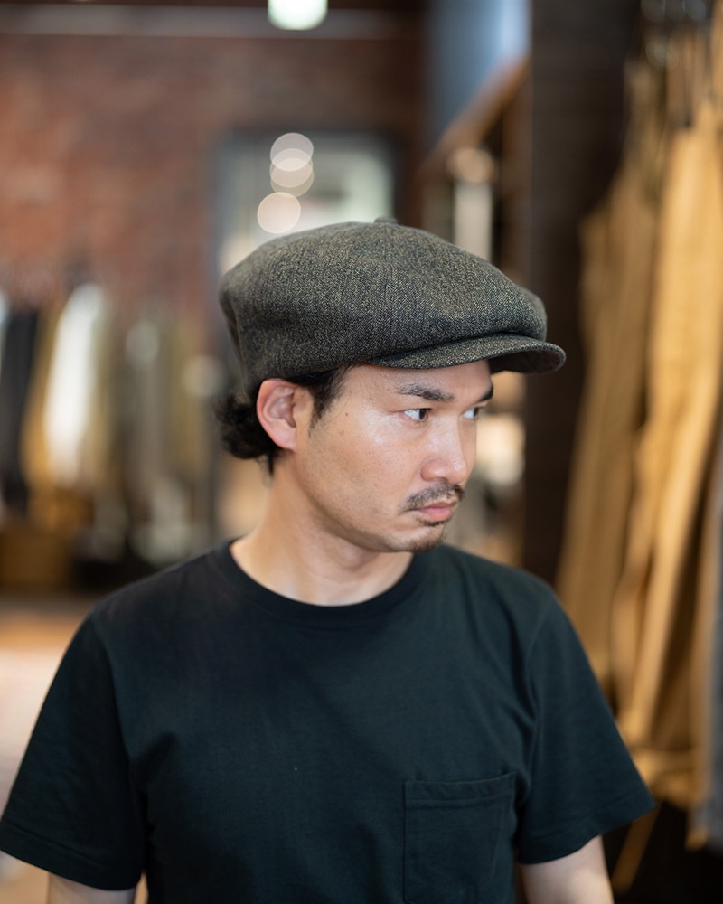 Nigel Cabourn �ʥ������륱���ܥ� ˹�� ���㥹���å�  "CASQUETTE BLACK CHAMBRAY HEMP"  80490066001