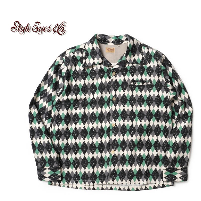 STYLE EYES �������륢���� Ĺµ ����� FLANNEL SPORT SHIRT ��DIAMOND��  SE29380