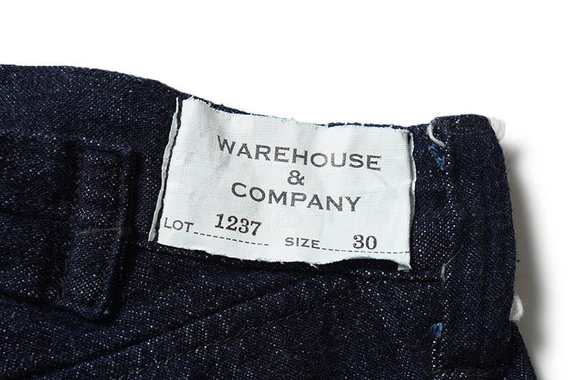 ڥ󥦥åWAREHOUSE ϥ ѥ  Lot 1237 1900S INDIGO BLUE and WHITE CHECK WAIST OVERALL"  1237-OW(25SS)