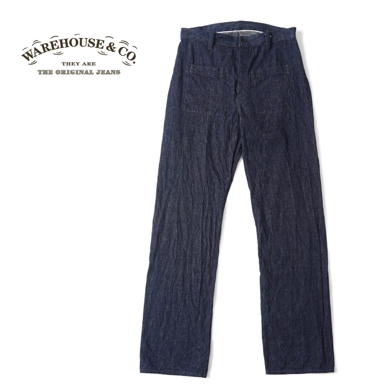 ڥ󥦥åWAREHOUSE ϥ ѥ  Lot 1237 1900S INDIGO BLUE and WHITE CHECK WAIST OVERALL"  1237-OW(25SS)