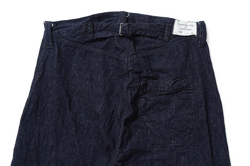 ڥ󥦥åWAREHOUSE ϥ ѥ  Lot 1237 1900S INDIGO BLUE and WHITE CHECK WAIST OVERALL"  1237-OW(25SS)