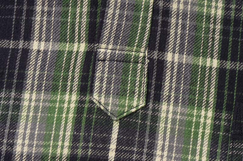 WAREHOUSE �������ϥ��� ����� Lot 3063 "1930'S WPA ONE POCKET PULLOVER SHIRTS"  3063-GRN(25S)