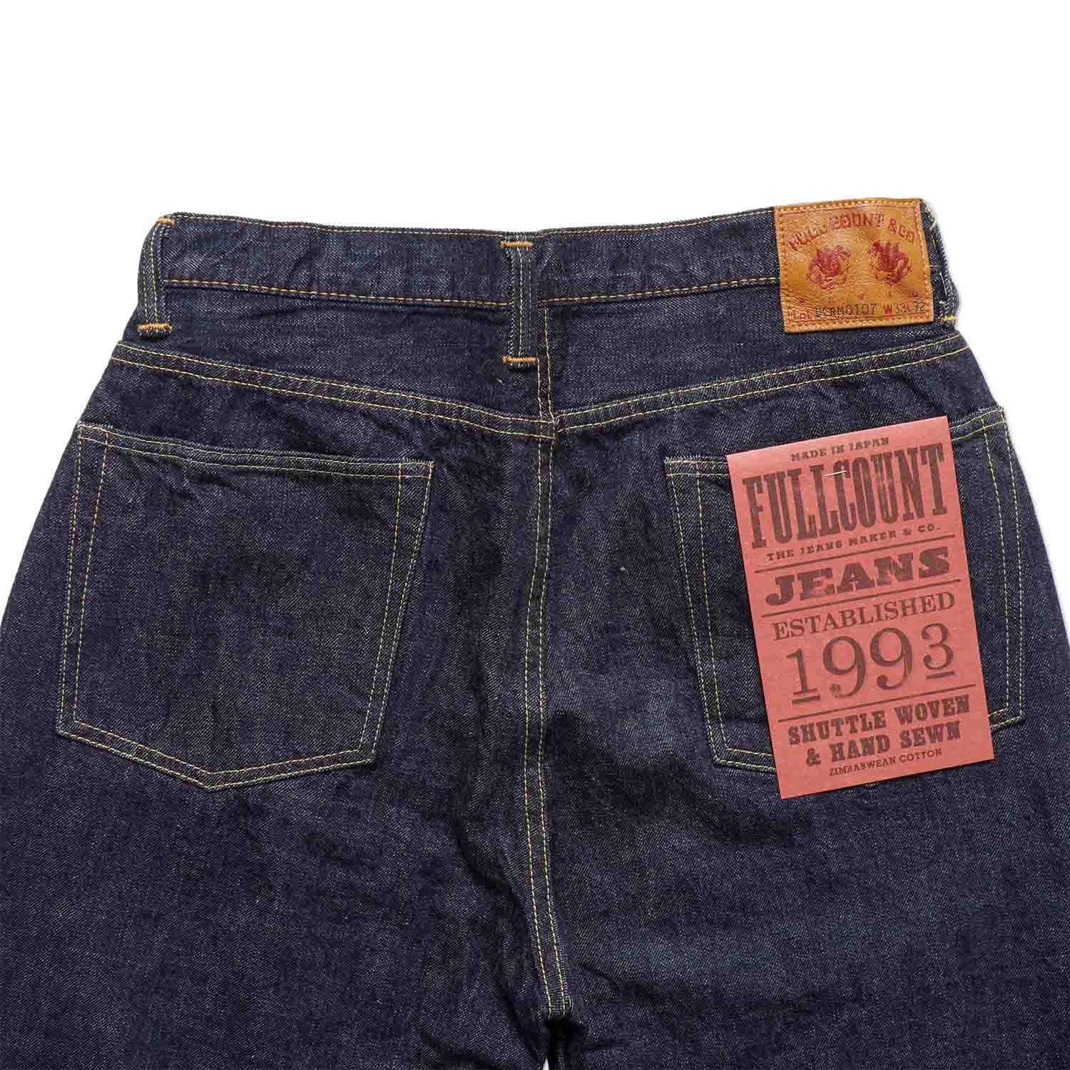 FULLCOUNT �ե륫����� �ѥ�� FULLCOUNT x THE DECORUM  "Womens Wide Straight Monroe Denim"  DCRM0107-FC