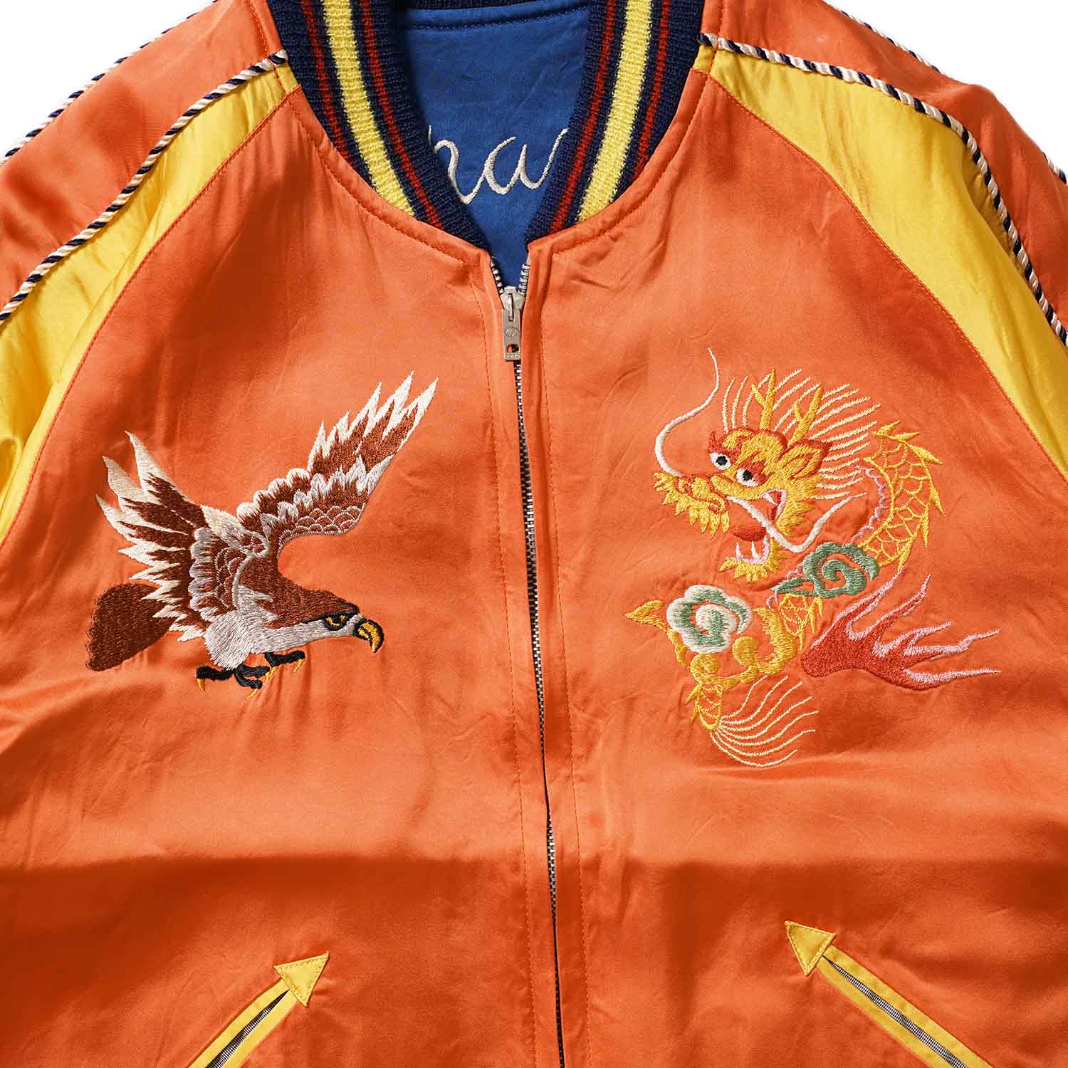 TAILOR TOYO �ơ��顼���� ��������� ���� Late 1940s Style Acetate Souvenir Jacket KOSHO & CO. Special Edition ��EAGLE & DRAGON�� �� ��JAPAN MAP�� TT15911