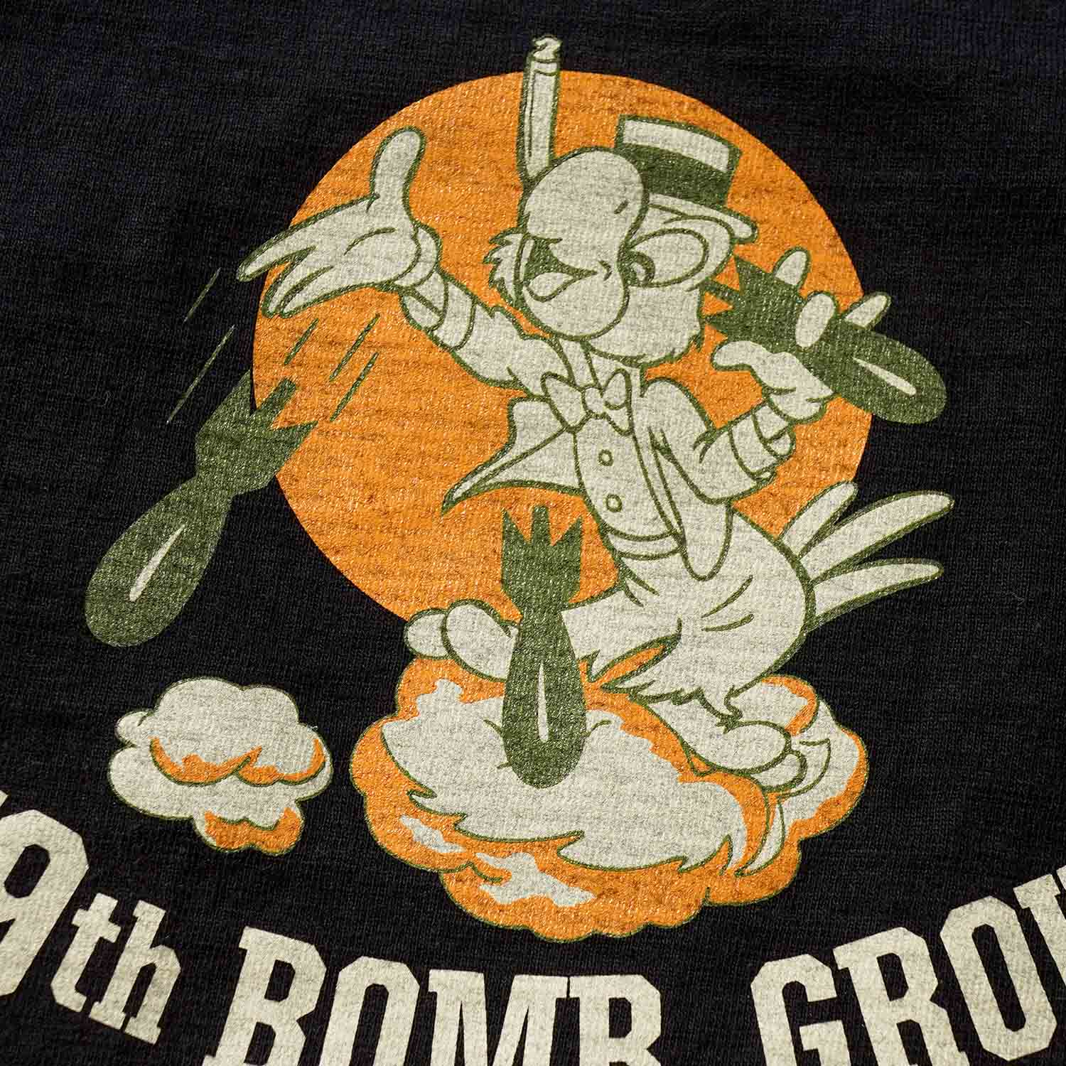 BUZZ RICKSON'S �Х��ꥯ���� ȾµT����� SLUB YARN T-SHIRT "527th BOMB.SQ." BR79731
