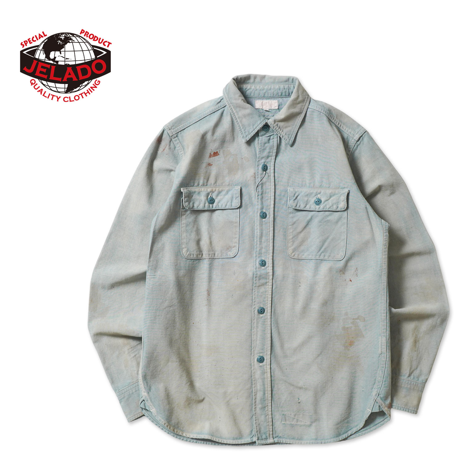 JELADO �����顼�� Ĺµ ����� BASIC COLLECTION UNION WORKERS SHIRT JP41146