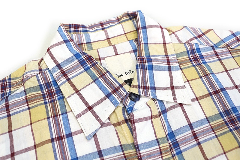 UNATELA(���ʥƥ�) Ⱦµ����� ��CHECK S/S WORK SHIRT�� UNA-55006