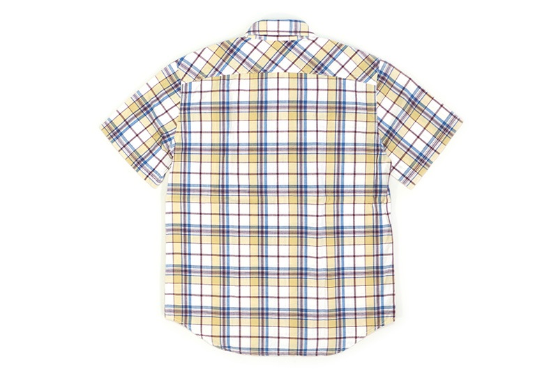 UNATELA(���ʥƥ�) Ⱦµ����� ��CHECK S/S WORK SHIRT�� UNA-55006