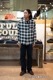 SUGAR CANE 奬 Ĺµ  "RAYON OMBRE CHECK OPEN SHIRT"  SC29120