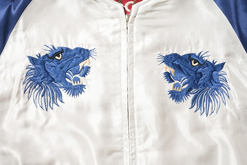 TAILOR TOYO ơ顼ΡMid 1950s Style Acetate Souvenir JacketEAGLE  BLUE TIGERɡTT15790-170