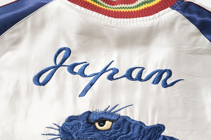 TAILOR TOYO ơ顼ΡMid 1950s Style Acetate Souvenir JacketEAGLE  BLUE TIGERɡTT15790-170