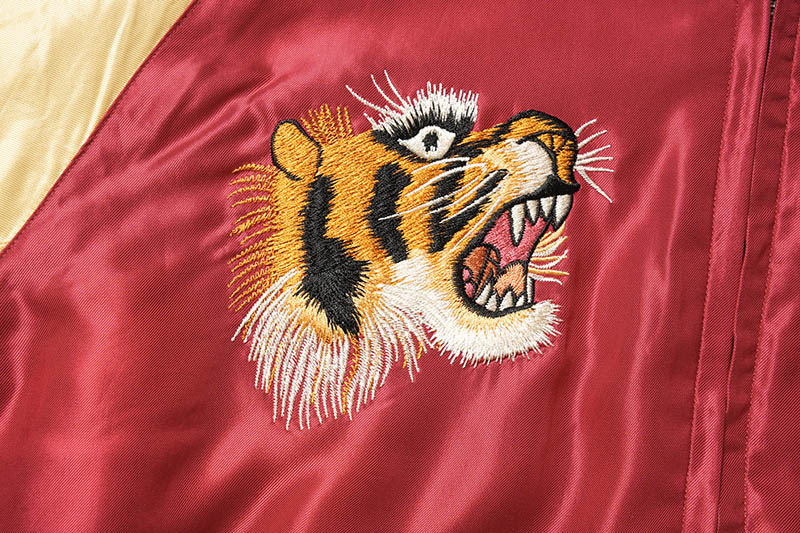 TAILOR TOYO ơ顼ΡMid 1950s Style Acetate Souvenir JacketEAGLE  BLUE TIGERɡTT15790-170