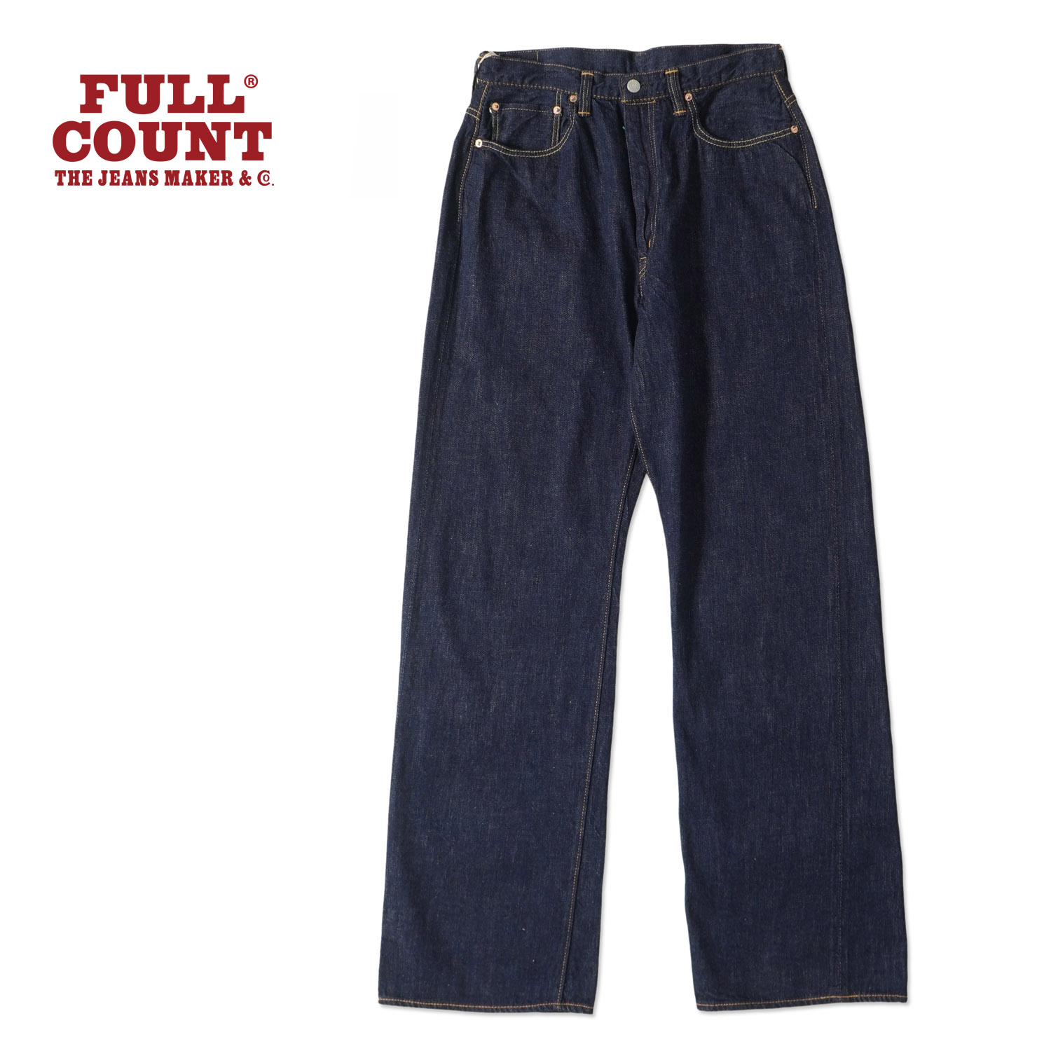 FULLCOUNT �ե륫����� �ѥ�� FULLCOUNT x THE DECORUM  "Womens Wide Straight ��Monroe�� Denim (Super Smooth)"  DCRM0107SS-FC