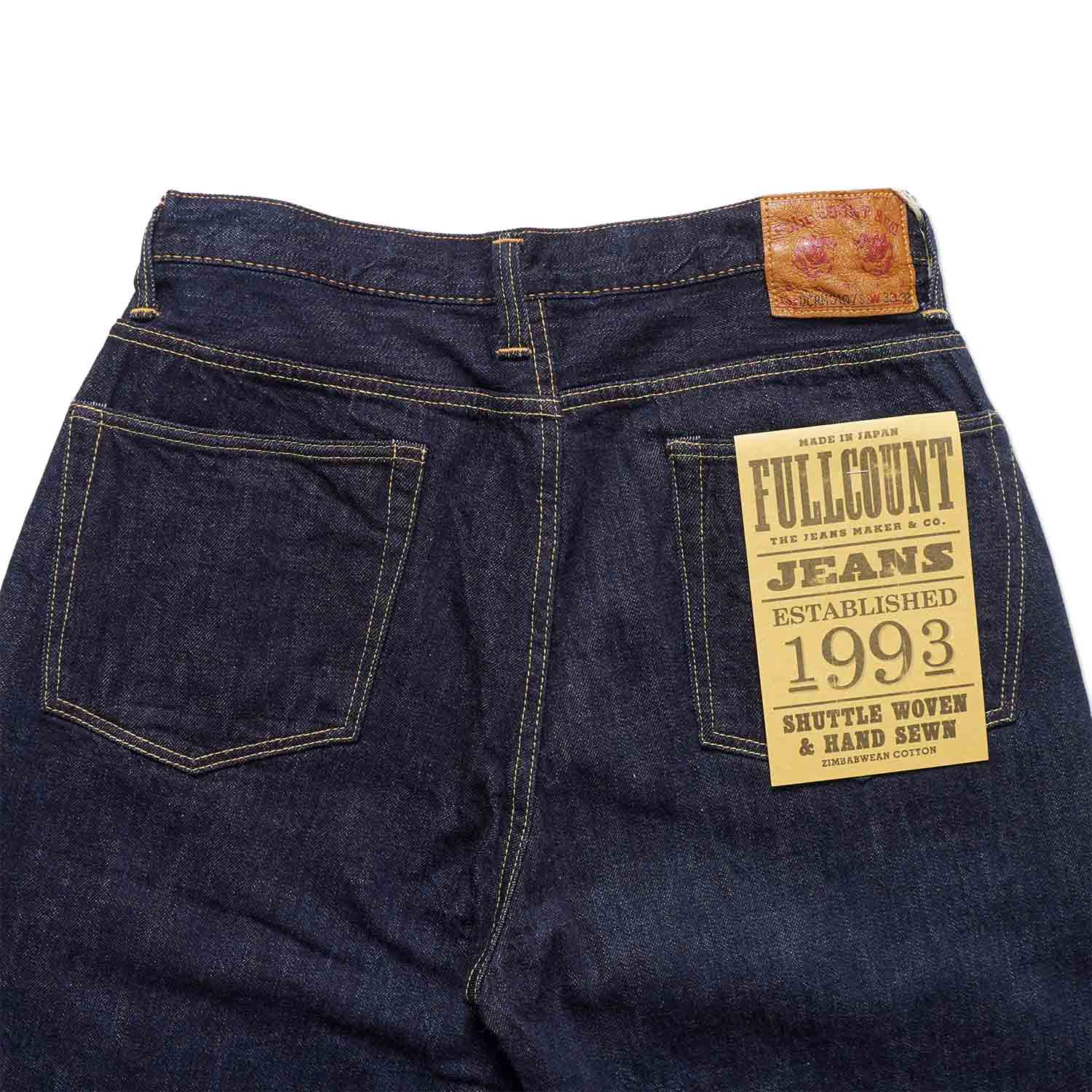 FULLCOUNT �ե륫����� �ѥ�� FULLCOUNT x THE DECORUM  "Womens Wide Straight ��Monroe�� Denim (Super Smooth)"  DCRM0107SS-FC