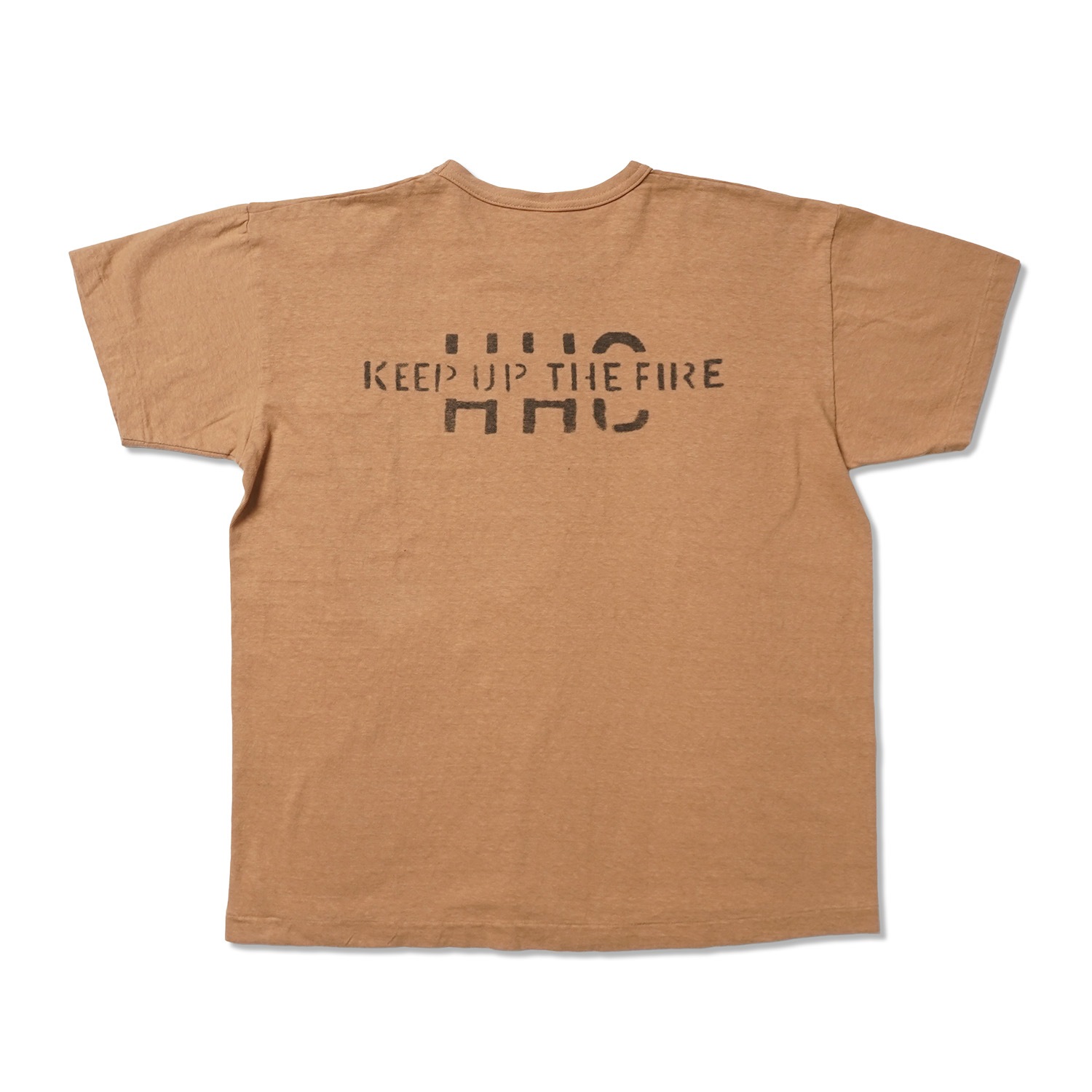 WAREHOUSE �������ϥ��� Ⱦµ T����� Lot 4064 "KEEP UP THE FIRE" 4064-KEEP(26SS)