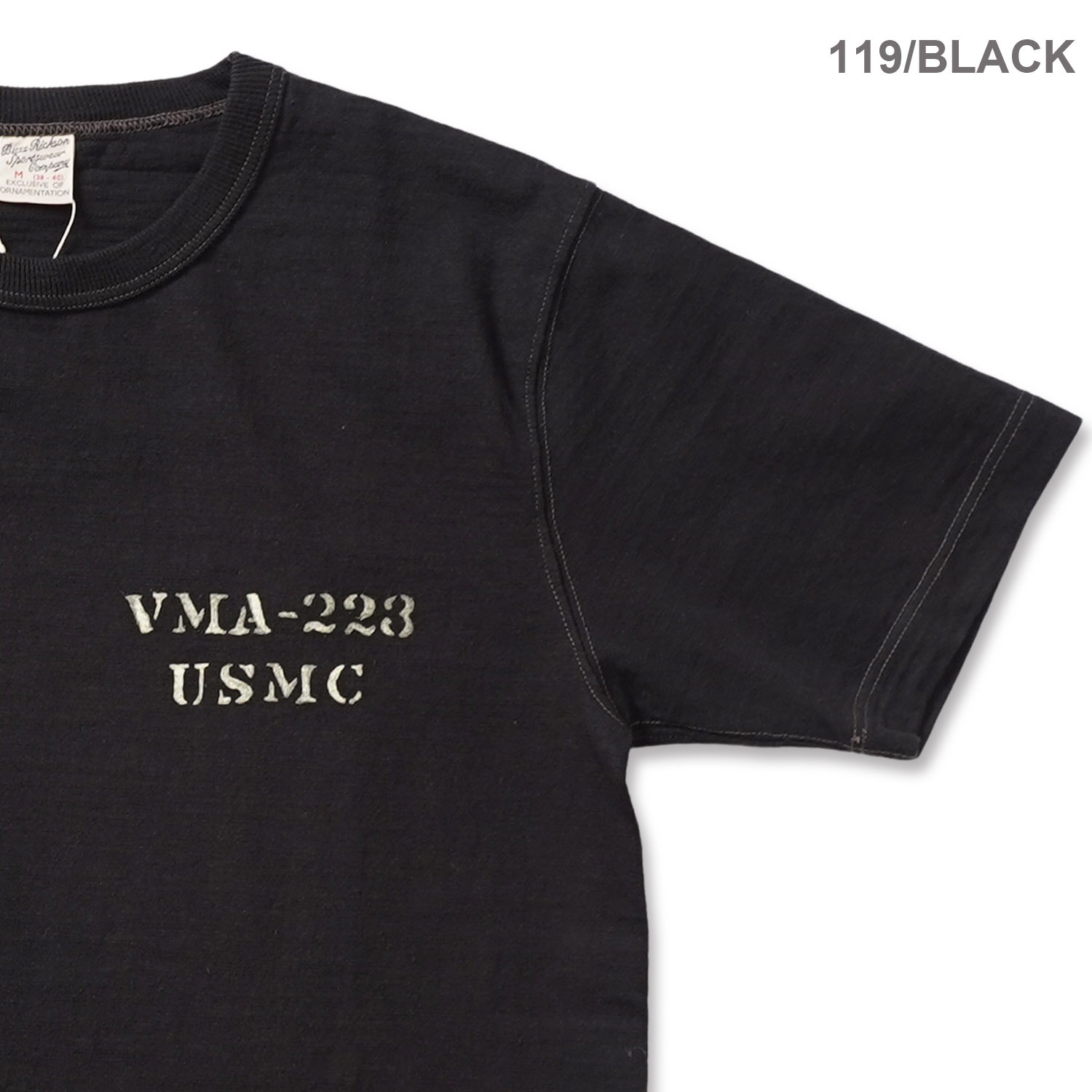 BUZZ RICKSON'S �Х��ꥯ���� ȾµT����� SLUB YARN T-SHIRT "VMA-223" BR79732