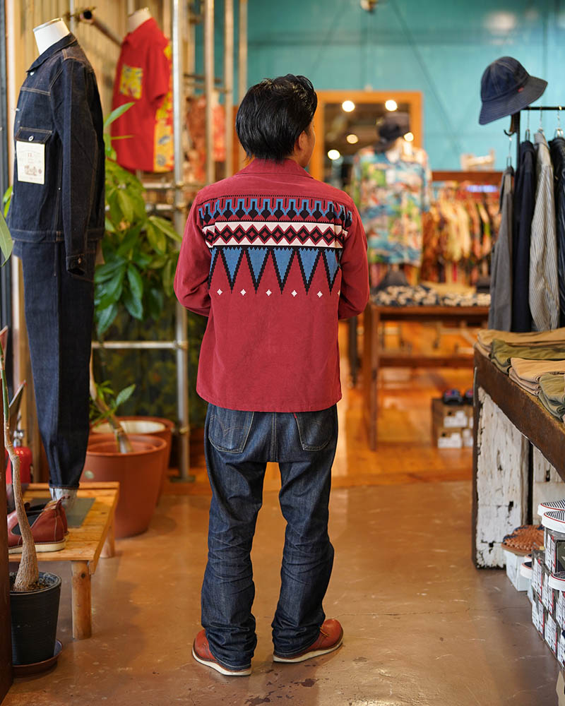 STYLE EYES �������륢���� Ĺµ ����� CORDUROY SPORT SHIRT  ��GUATEMALA�� SE29384