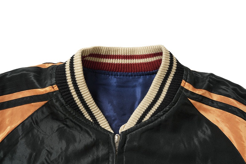TAILOR TOYO ơ顼ΡLate 1950s Style Acetate Souvenir Jacket  ALASKAN EAGLE  DOG SLED  TT15790-128