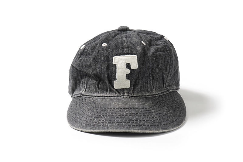 FULLCOUNT �ե륫����� ����å� ˹�� "6PANEL DENIM BASEBALL CAP F PATCH VINTAGE WASH" 6843HW