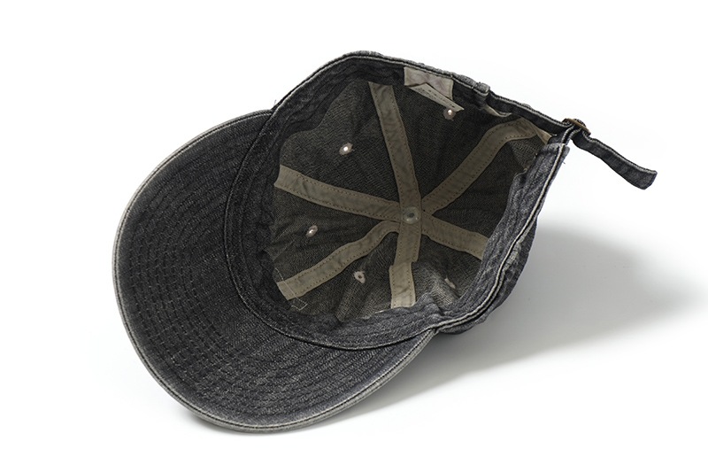 FULLCOUNT �ե륫����� ����å� ˹�� "6PANEL DENIM BASEBALL CAP F PATCH VINTAGE WASH" 6843HW